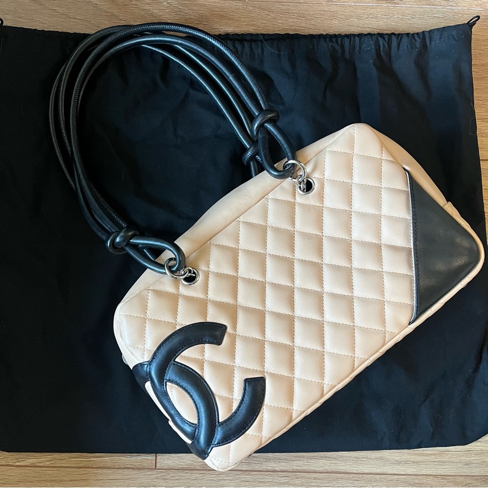 CHANEL Ligne Cambon Lambskin Bag PRISTINE
